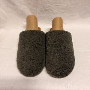 Revitalign Holly Sherpa Orthotic Slippers - Charcoal Grey - Size 7